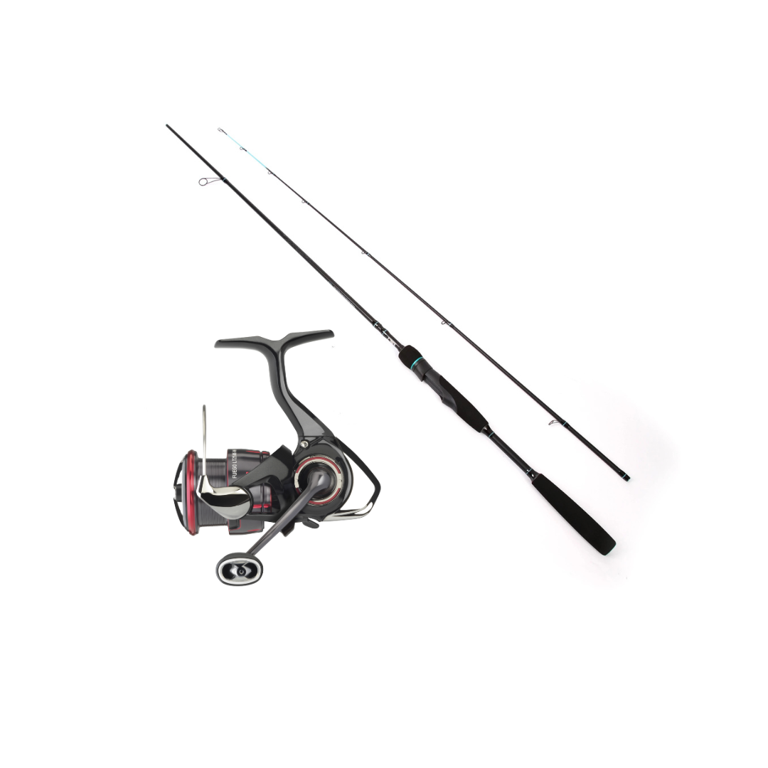 Aapo 2.0 Ahvenvapa 208cm 5-18G by KALASTAJAN KANAVA + Daiwa 23 Fuego LT 1000 Avokela