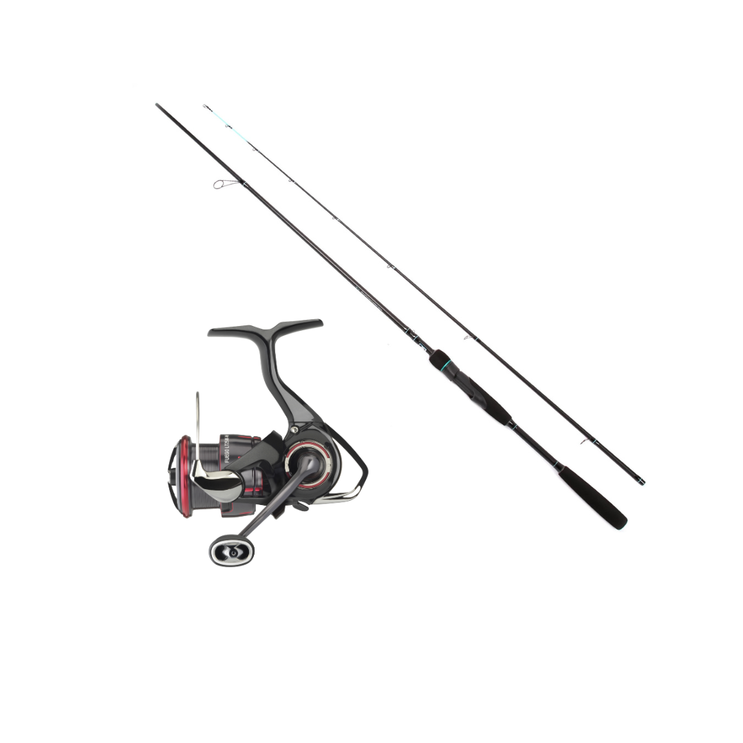 Kössi 2.0 Kuhavapa 223cm 10-30G by KALASTAJAN KANAVA + Daiwa 23 FUEGO LT 2000D Avokela