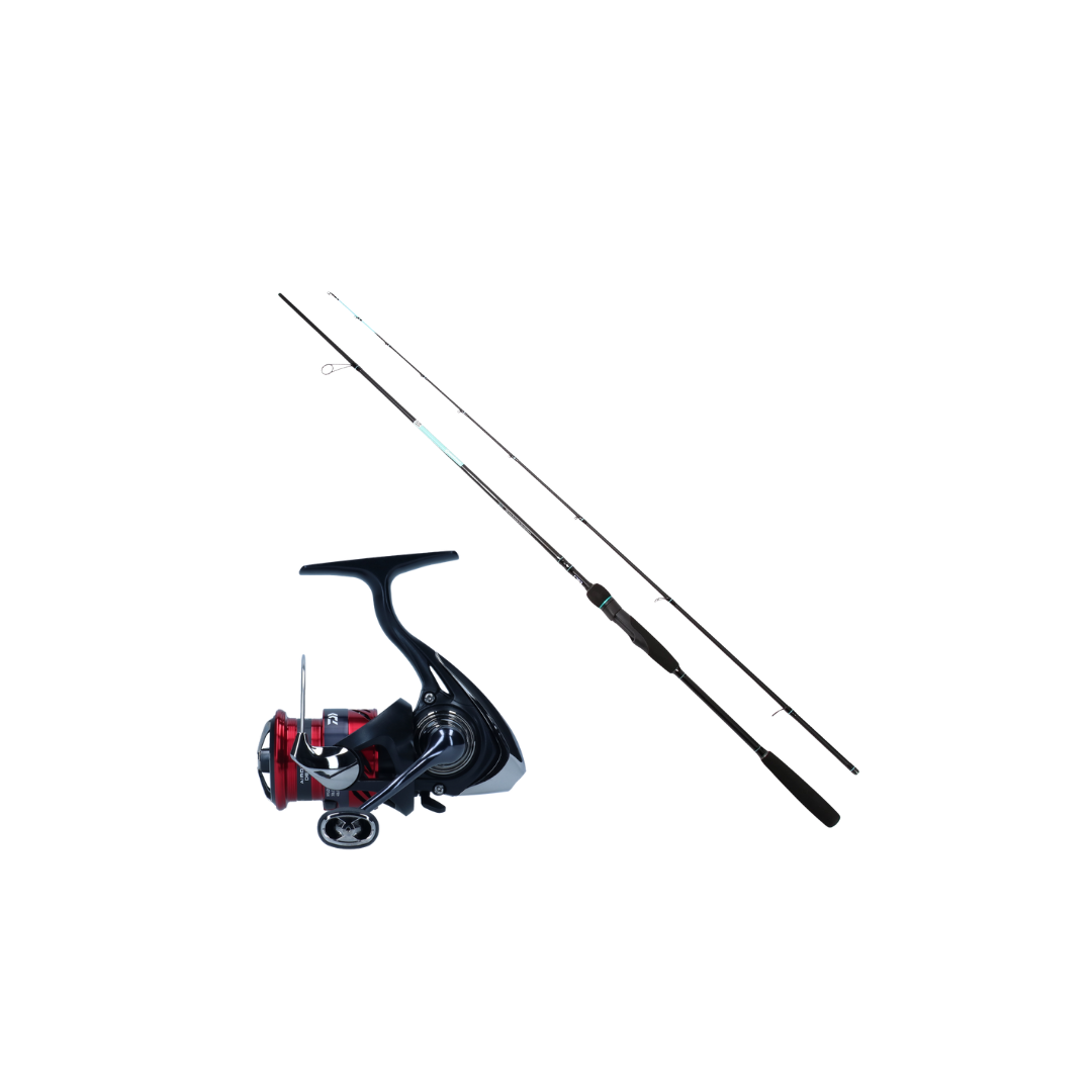 Pitkä-Aapo Ahvenvapa 228cm 7-21 G by KALASTAJAN KANAVA + Daiwa Ninja 23 LT Avokela 2500